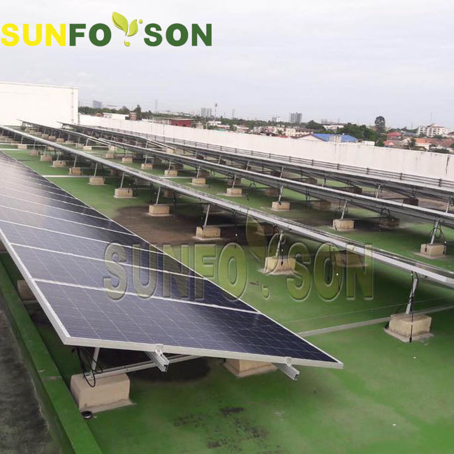 SunRack lắp đặt năng lượng mặt trời lắp đặt cho hệ thống năng lượng mặt trời 50kw ở Thái Lan