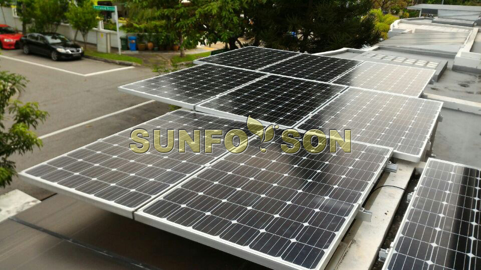 SunRack cố định góc panel năng lượng mặt trời gắn kết cấu trúc