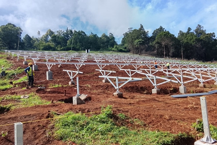 Khách hàng của Sunforson tại Kenya hoàn thành lắp đặt hệ thống giá đỡ năng lượng mặt trời lắp trên mặt đất công suất 558,2kW