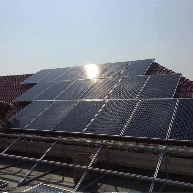 Giải pháp lắp đặt năng lượng mặt trời để lắp đặt hệ thống năng lượng mặt trời mái dốc